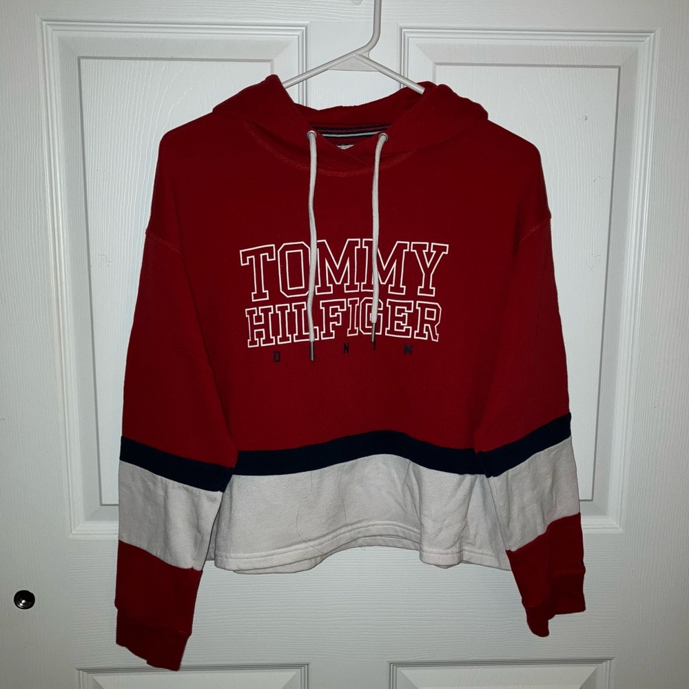 Tommy Hilfiger Cropped Pullover Hoodie